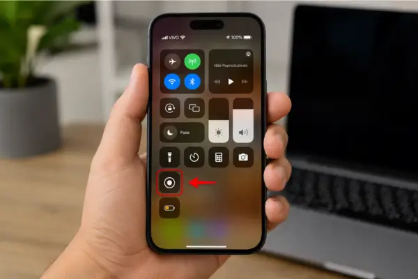 grabar la pantalla del iPhone