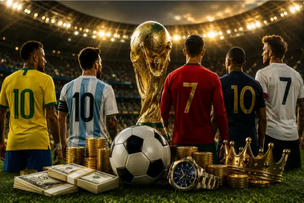 ¿Quiénes Son los Jugadores Más Ricos de la Copa del Mundo? Conoce las Fortunas de las Estrellas del Fútbol Mundial